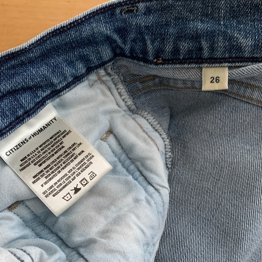 Citizens Of Humanity Classic Blue Straight Jeans - Picture 6 of 12